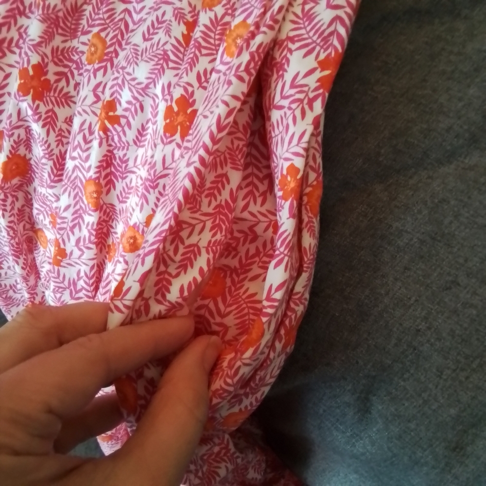 J. Crew Re-Imagined Floral Tiered Ruffle Sleeveless Midi Dress - 8 - Picture 12 of 15